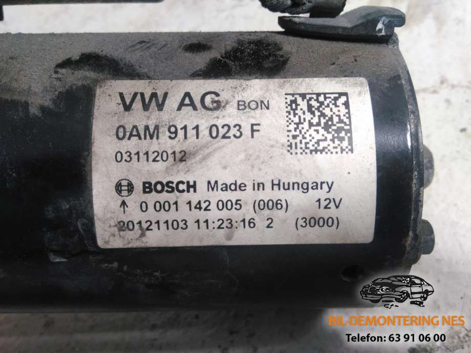 Starter til VW Passat 2011-2015 (B7) (B7) (0AM 911 023 F|)