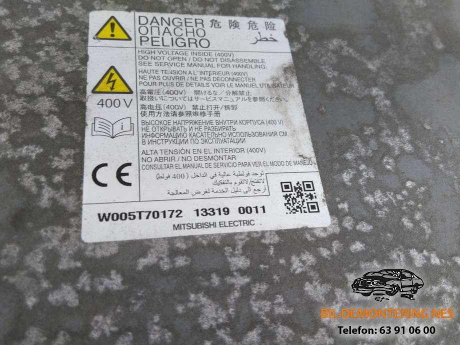 Batterilader (OBC - On Board Charger) til Peugeot Partner 2015-2019 (Type II, Fase 2)  (W005T70172|)