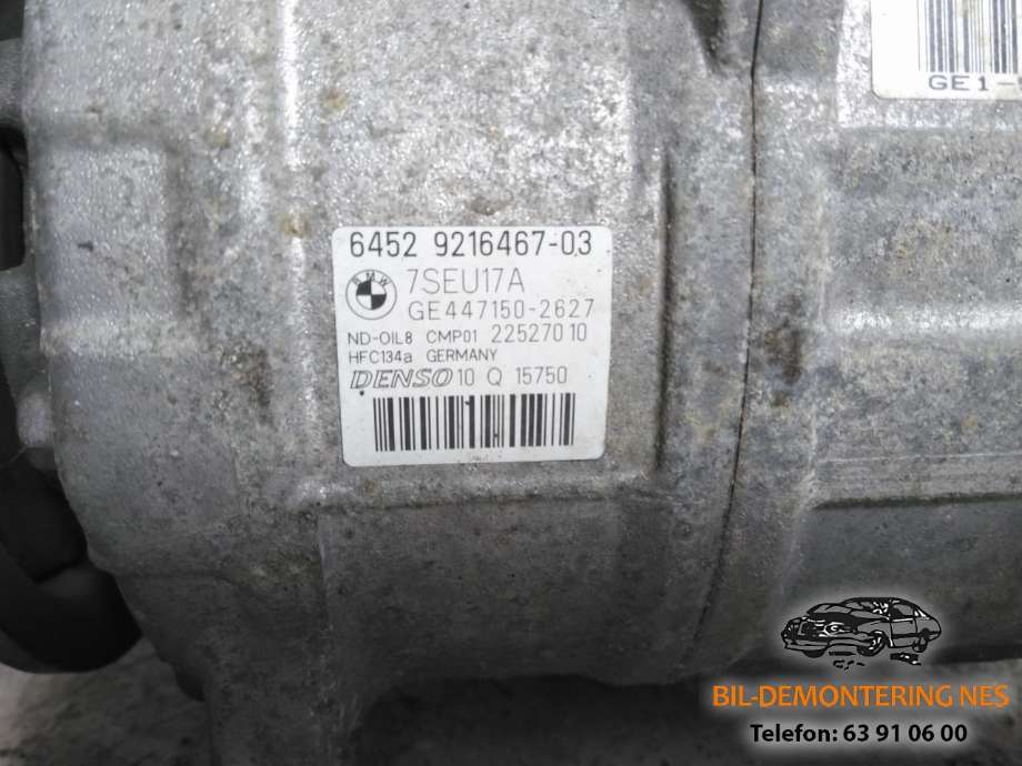 Aircondition kompressor til BMW X3 2010-2017 (F25) (F25) (64529216467-03|)