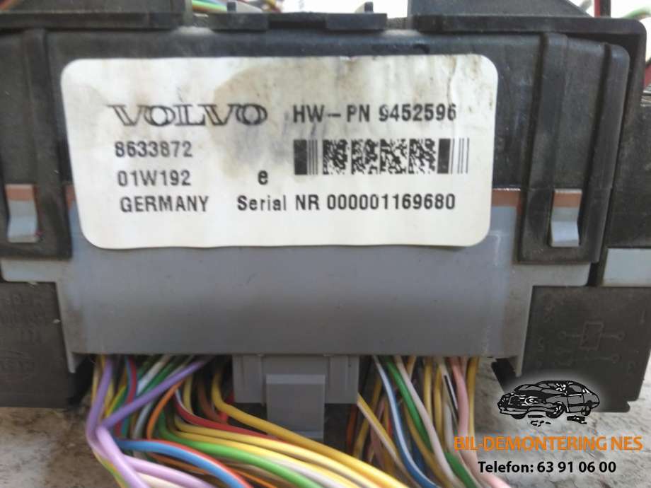 Styreenhet diverse til Volvo XC70 2001-2004 (Type I, Fase 1) (VOLVO|8633872|)
