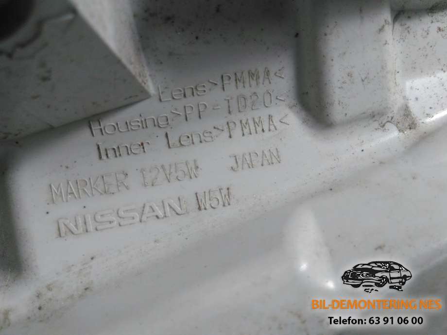 Markeringslys til Nissan Leaf 2011-2017 (Type I)