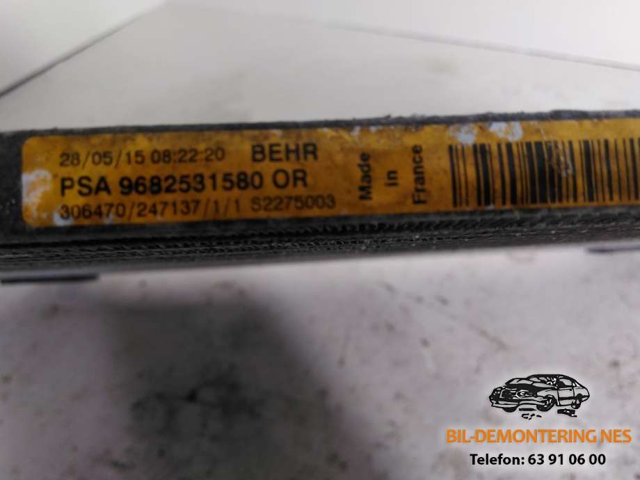 Aircondition radiator til Peugeot Partner 2015-2019 (Type II, Fase 2)  (PSA9682531580OR|)