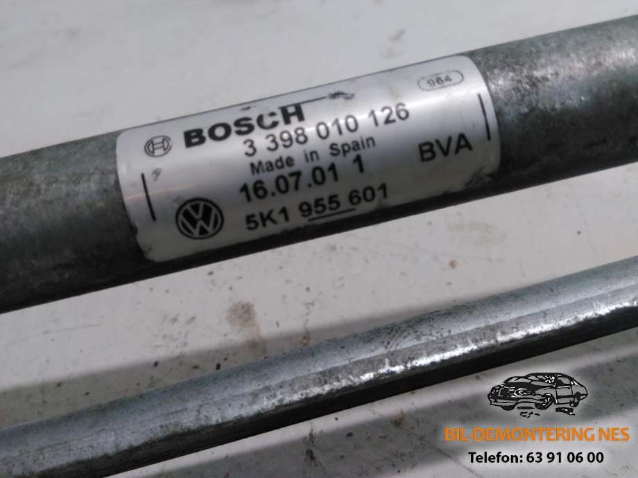 Viskeroverføring til VW Golf V, Combi 2003-2008  (3 398 010 126|5K1 955 601|)