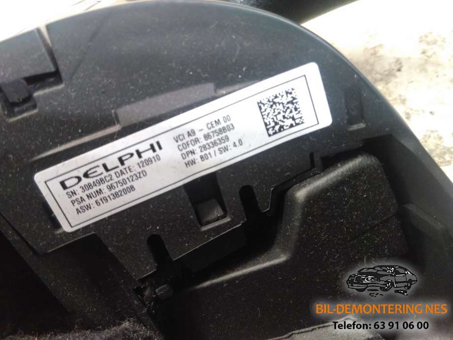 Ratt til Peugeot 208 2012-2019 (Type I)  (96750123DZ|)