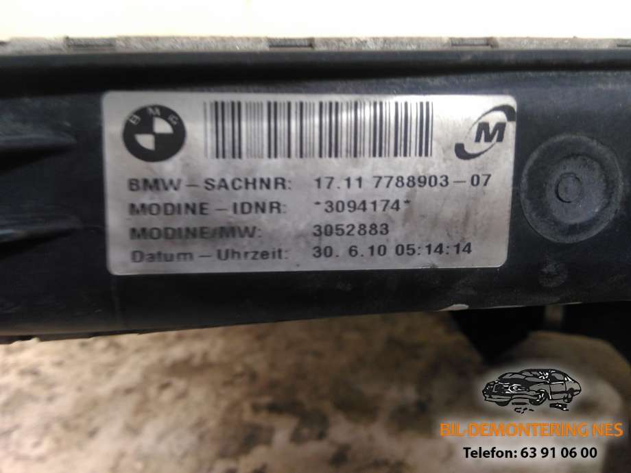 Radiator (automat gir) til BMW 1-Serie 2004-2011 (E81/E82/E87/E88) (E81/E82/E87/E88) (17.11 7788903-07|3052883|)