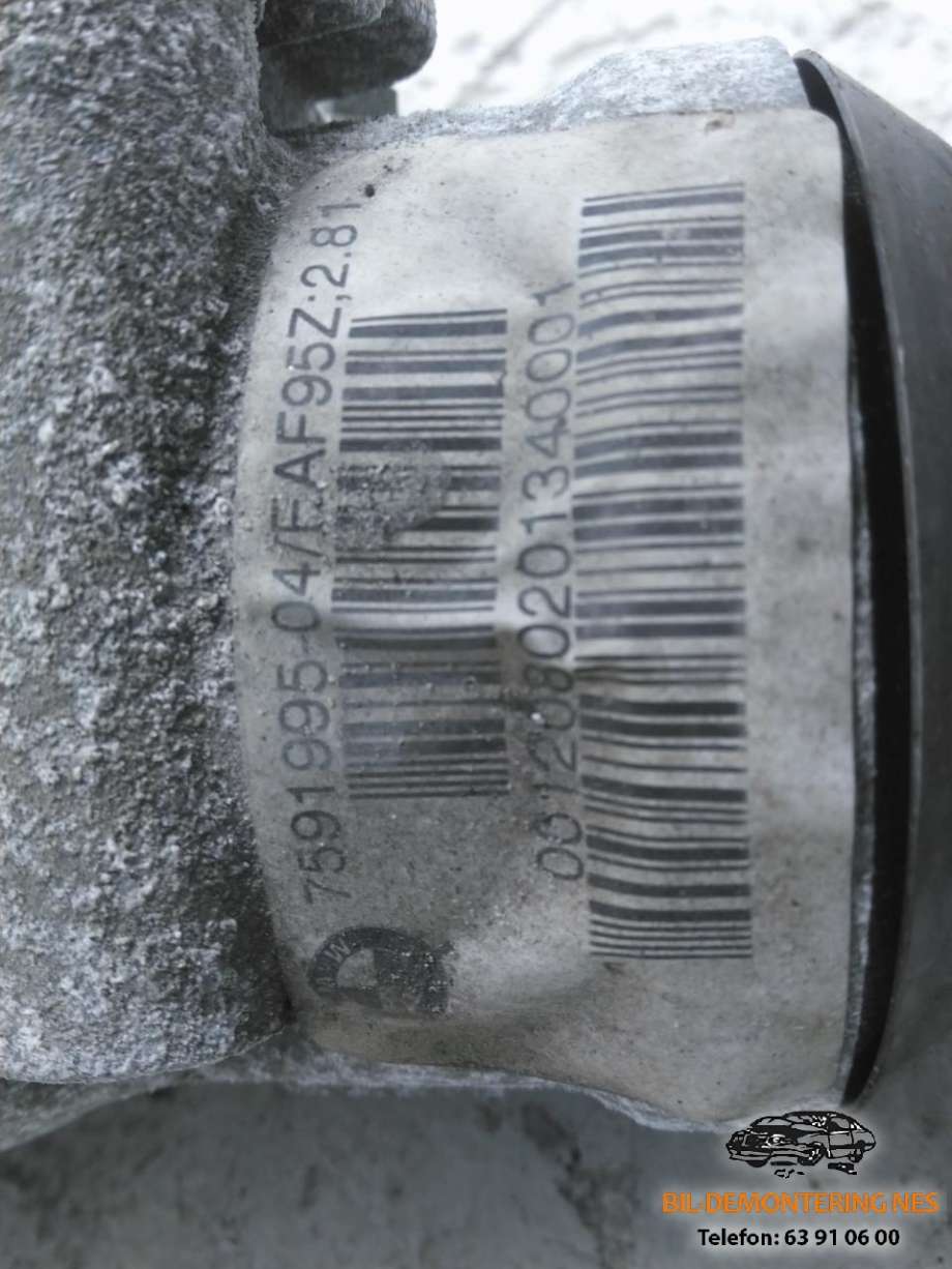 Kardang klokke foran til BMW 3-Serie 2012-2018 (F30/F31/F34) (F30/F31/F34) 