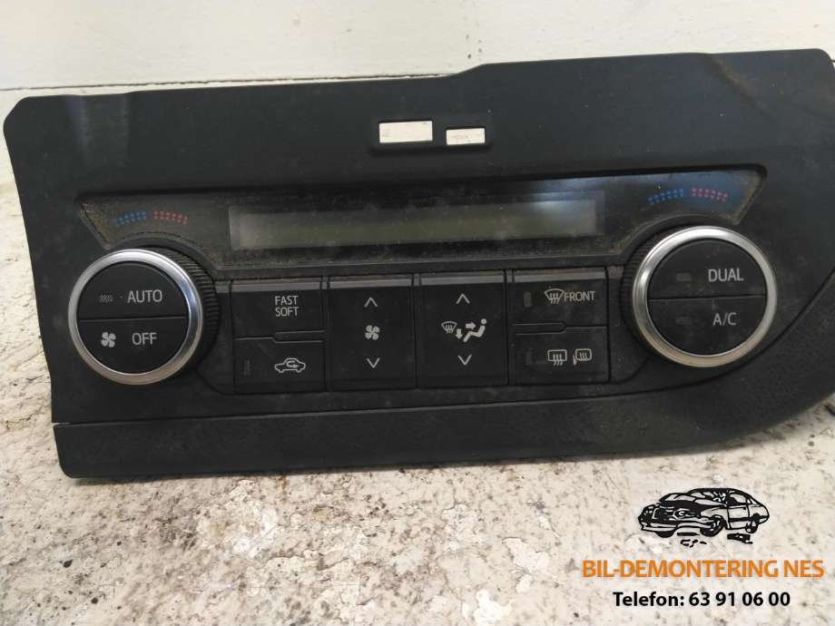 Varmeapparat betjening til Toyota Auris 2010-2012 (Type I, Fase 2)  (75F542|)