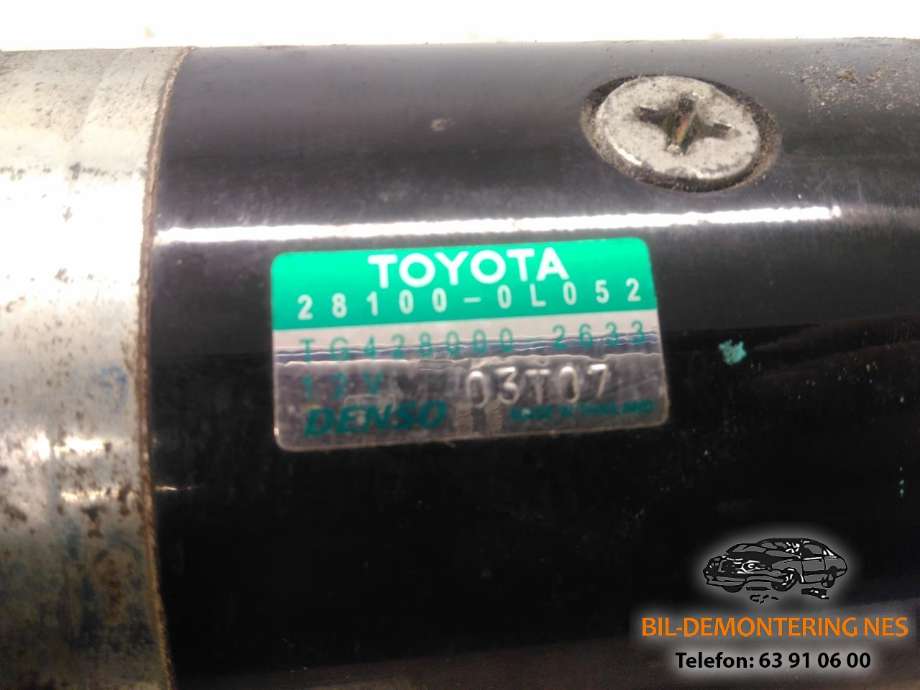 Starter diesel til Toyota Hilux 2016-2020  (28100-0L052|TG428000-0L052|)