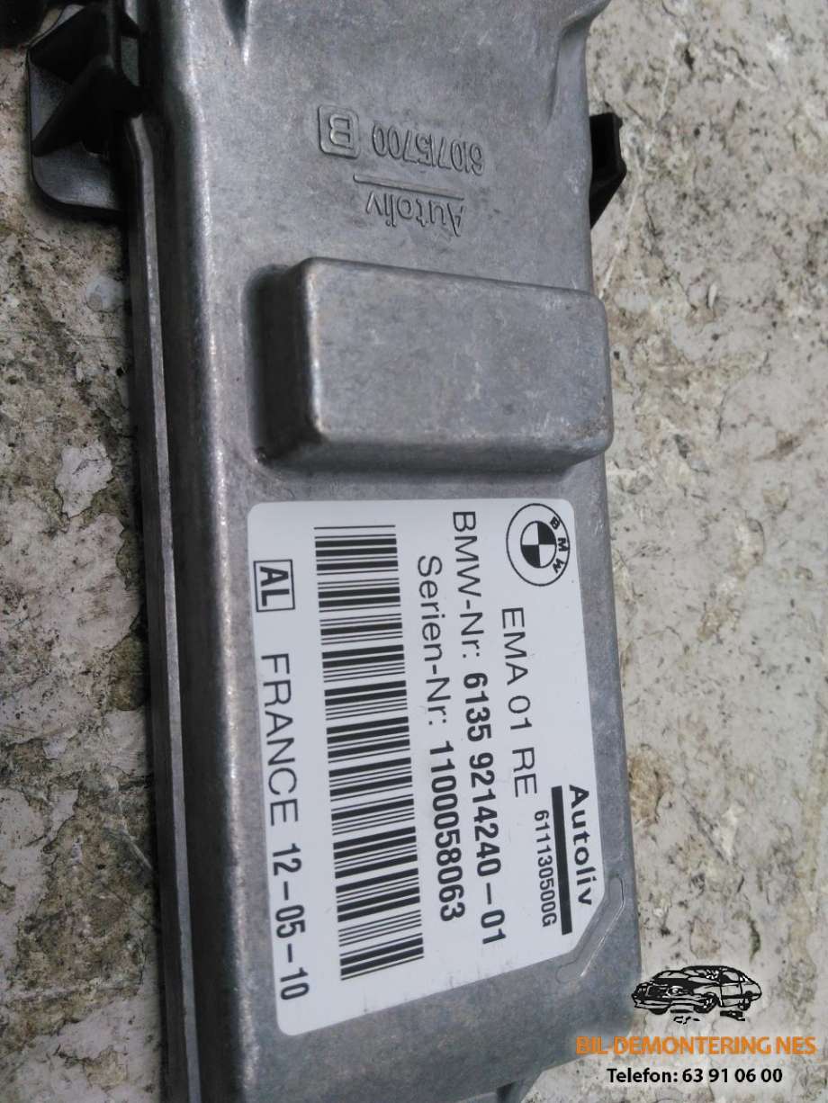 Styreenhet airbag hovedsensor til BMW 7-Serie 2009-2015 (F01/F02/F03/F04) (F01/F02/F03/F04) (6135 9214240-01|)