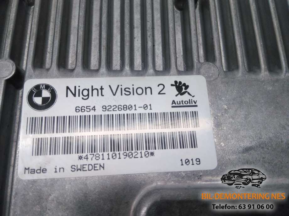 Styreenhet diverse til BMW 7-Serie 2009-2015 (F01/F02/F03/F04) (F01/F02/F03/F04) (6654 9226801-01|)