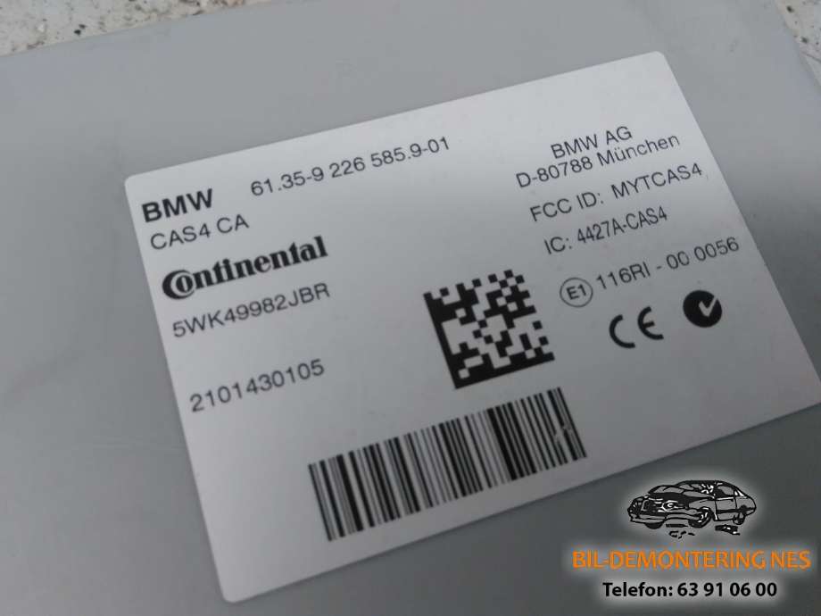 Styreenhet diverse til BMW 7-Serie 2009-2015 (F01/F02/F03/F04) (F01/F02/F03/F04) (61.35-9 226 585.9-01|)
