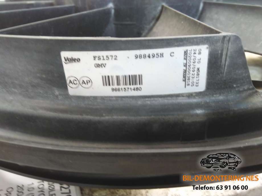 Kjølevifte elektrisk til Toyota Yaris 1999-2003 (Type I, Fase 1) (FC 1049 8747167|)