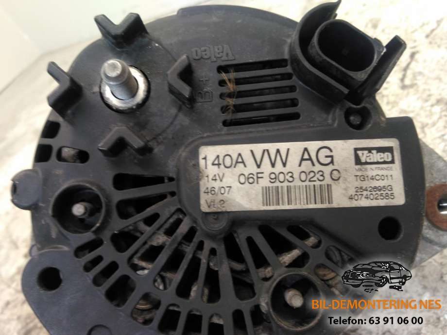 Dynamo diesel til Audi A3 2003-2008 (Type II, Fase 1)  (06F 903 023 C|)