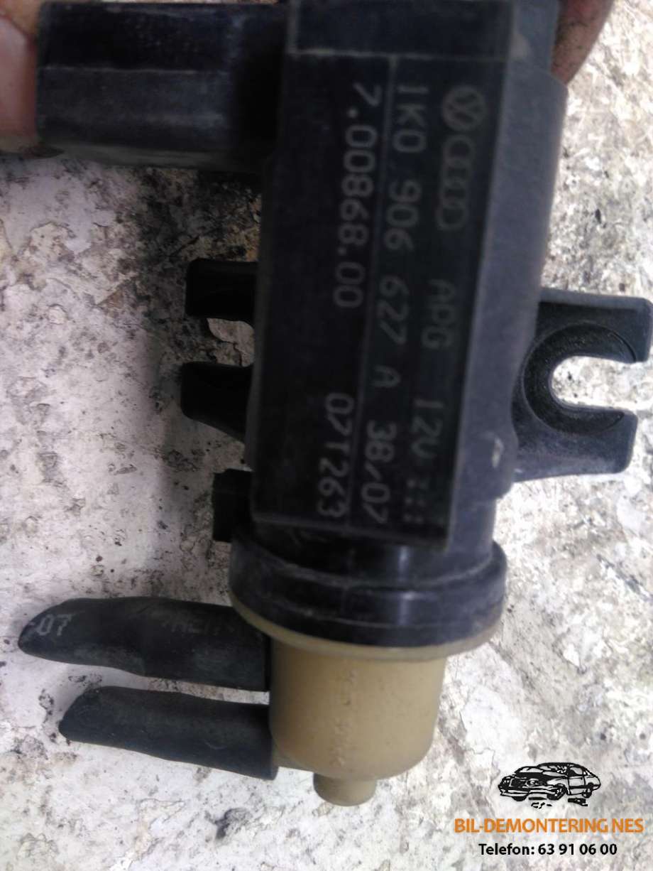 Vakuumventil til Audi A3 2003-2008 (Type II, Fase 1)  (1K0906627|)