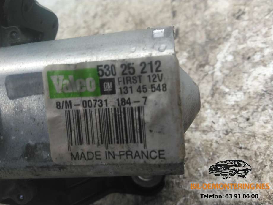 Viskermotor bakrute til Opel Zafira B 2005-2011  (530 25 212|)