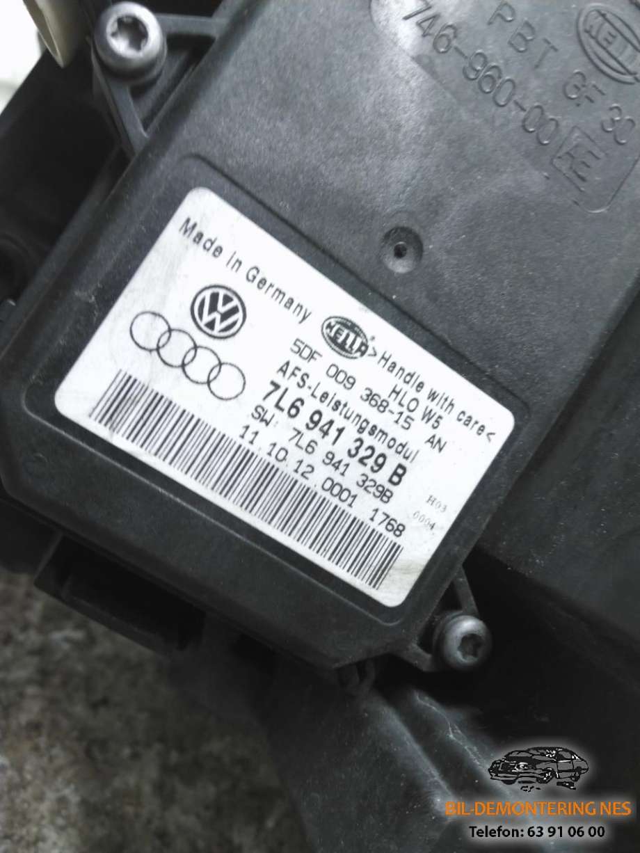 Frontlykt venstre xenon til Škoda Octavia 2009-2013 (Type II, Fase 2)  (7L6 941 329 B|5DV 009 610-00|)