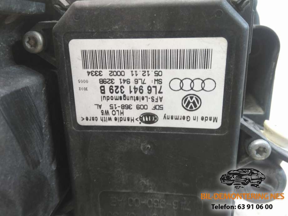 Frontlykt venstre xenon til Škoda Octavia 2009-2013 (Type II, Fase 2)  (5DV 009 610-00|7L6 941 329 B|)