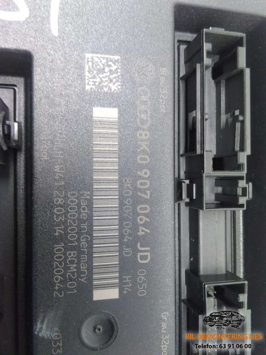 Styreenhet comfort (BCM) til Audi A4, Allroad 2009-2016 (Type I) (B8) (B8) (8K0907064JD|)