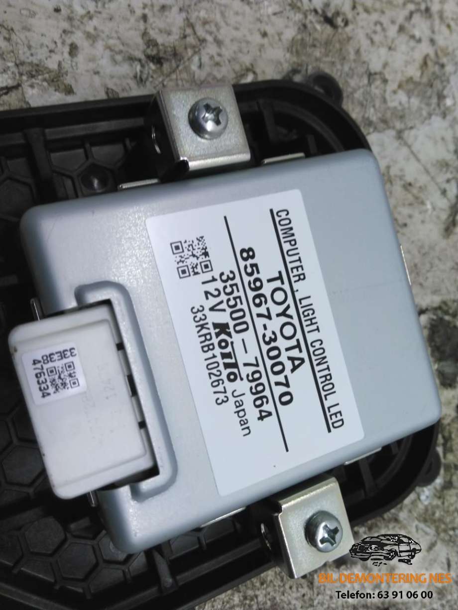 Styreenhet LED til Toyota Prius 2009-2016 (Type III) (COMBI) (COMBI) (85967-30070|)