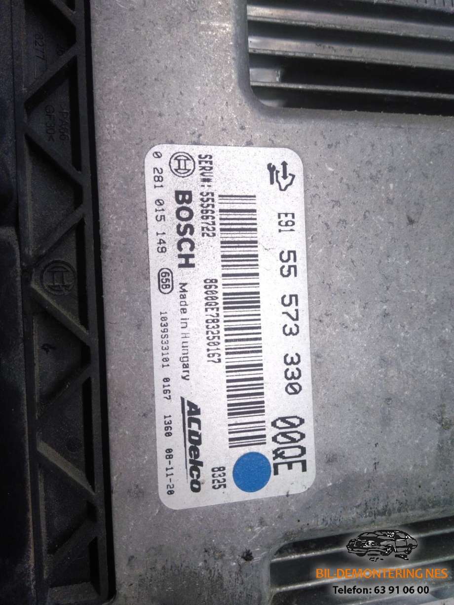 Styreenhet motor til Opel Insignia A 2009-2014  (55 573 330|)