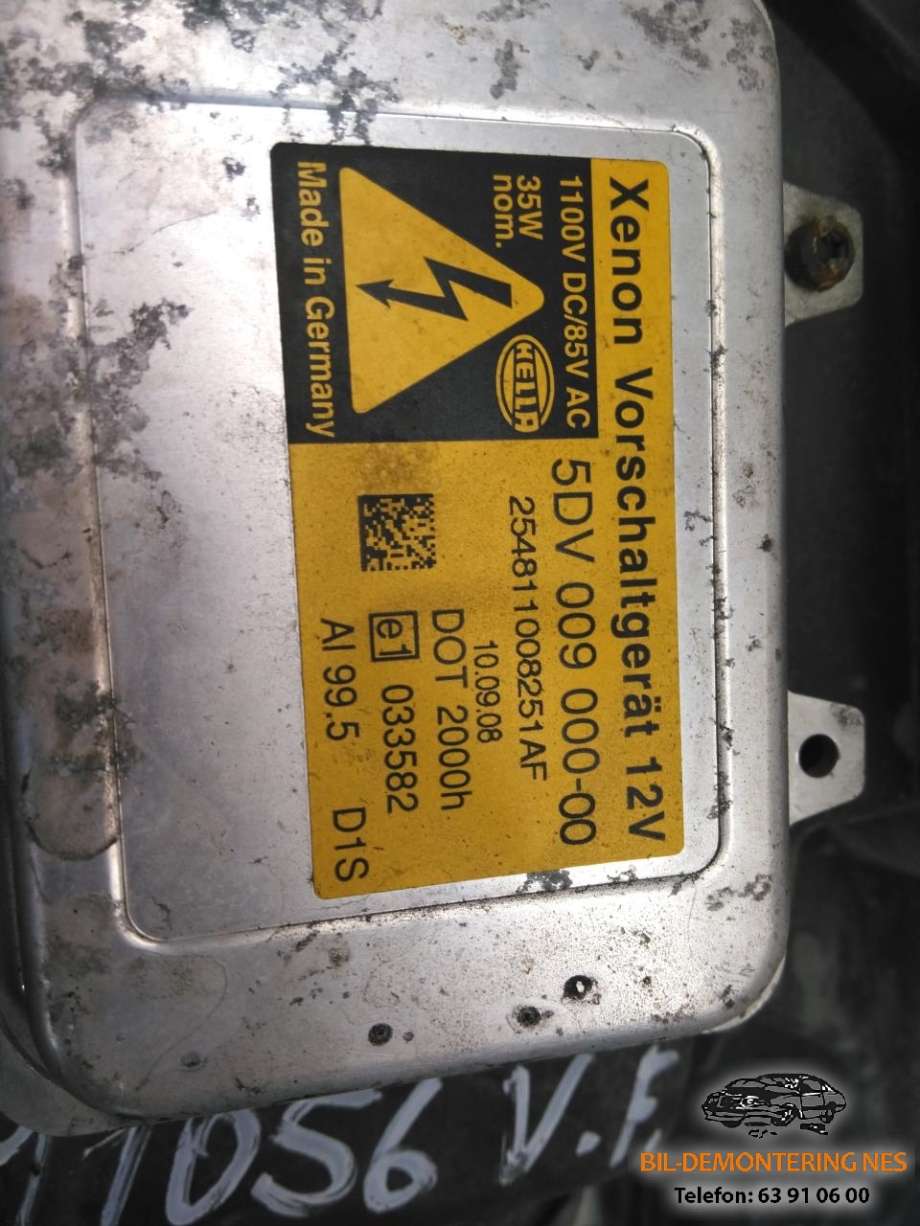 Frontlykt venstre xenon til Saab 9-3 2008-2011 (Type II, Fase 2)  (1EL 010 317-03|)