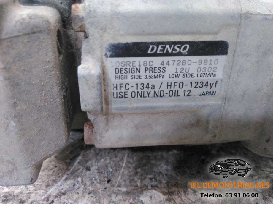 Aircondition kompressor til Toyota Land Cruiser 150 2014-->> (Fase 2)  (447260-9810|)