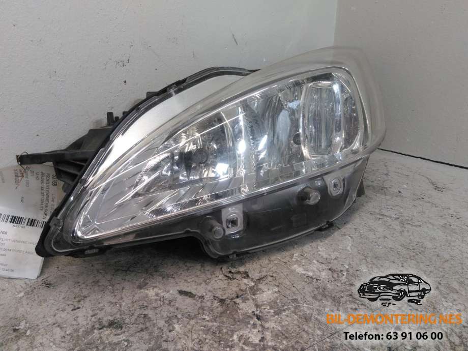 Frontlykt venstre halogen til Peugeot 508 2011-2014 (Type I, Fase 1)  