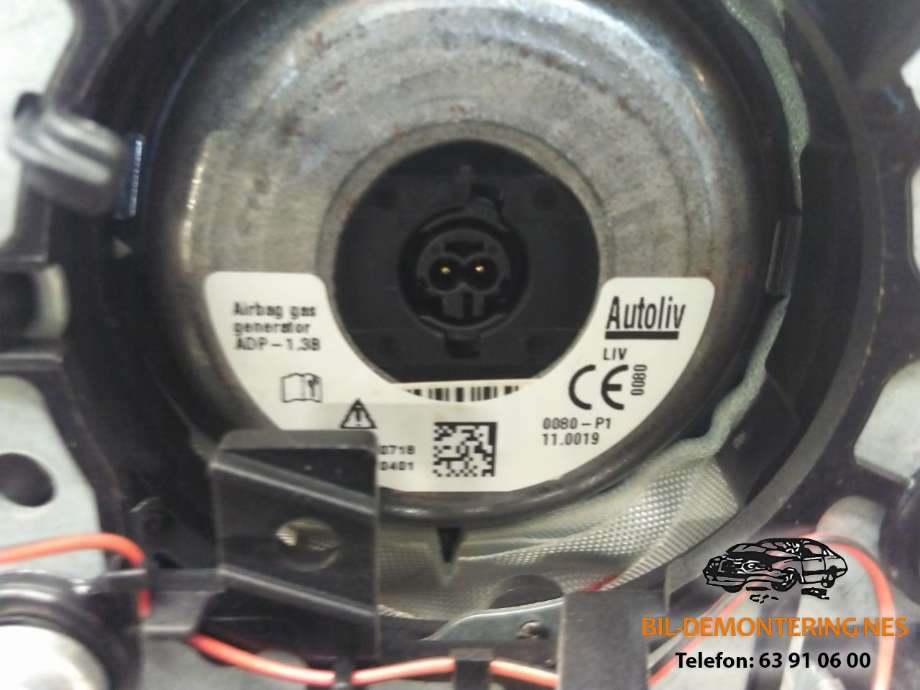 Airbag rattpute til Fiat Doblo 2010-->> (Type II) (735636831|)