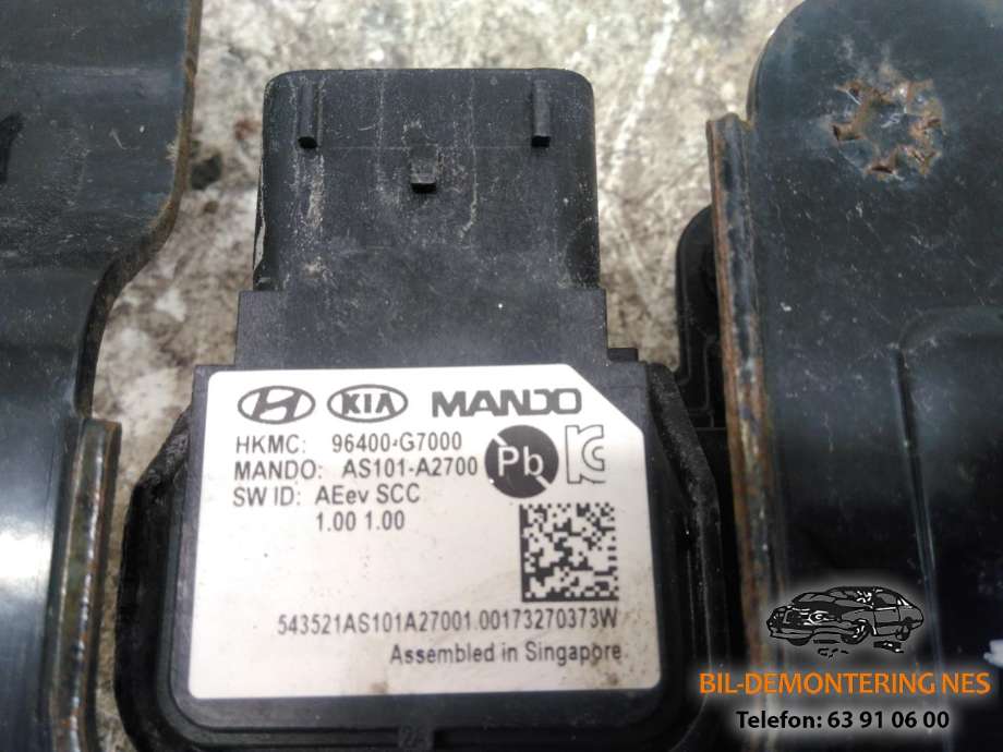Sensor radar til Hyundai Ioniq Electric 2016-2019 (Fase 1)  (96400-G7000|)