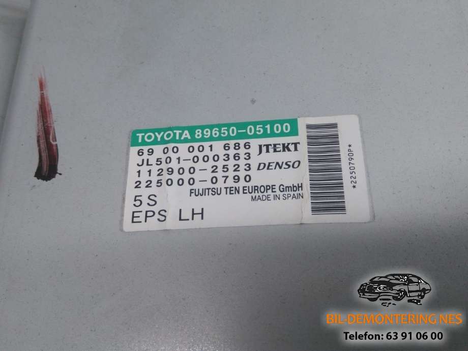 Styreenhet servo til Toyota Avensis 2009-2015 (Type III, Fase 1)  (8965-05100|)