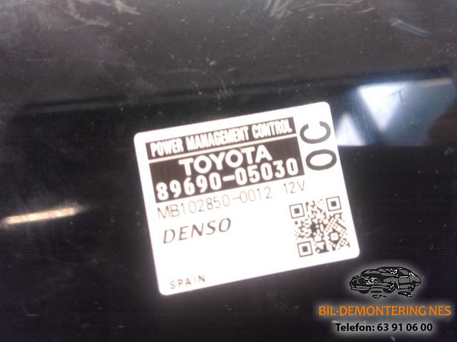 Styreenhet diverse til Toyota Avensis 2009-2015 (Type III, Fase 1)  (89690-05030|)