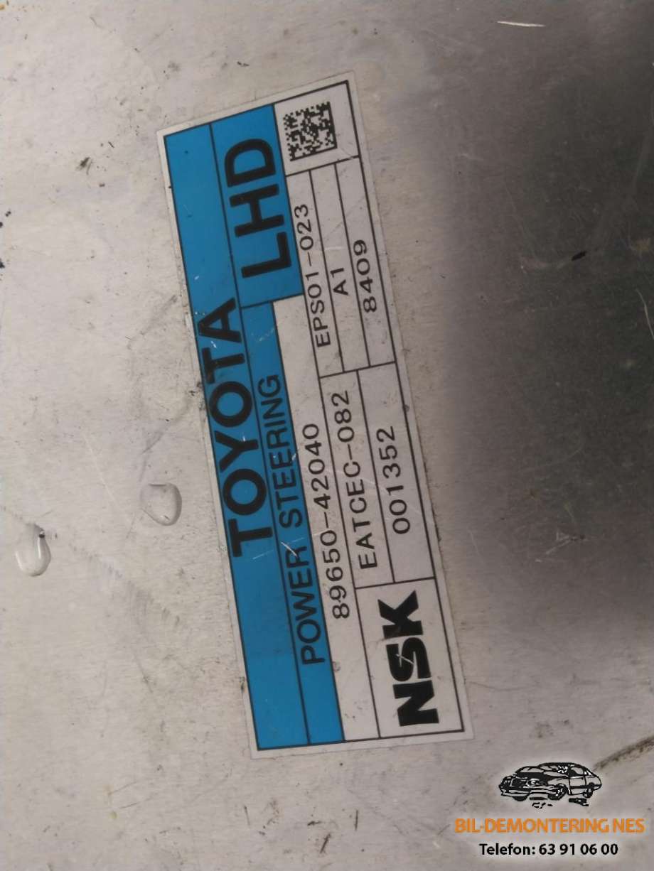 Styreenhet servo til Toyota RAV4 2006-2009 (Type III, Fase 1)  (89650-42040|)