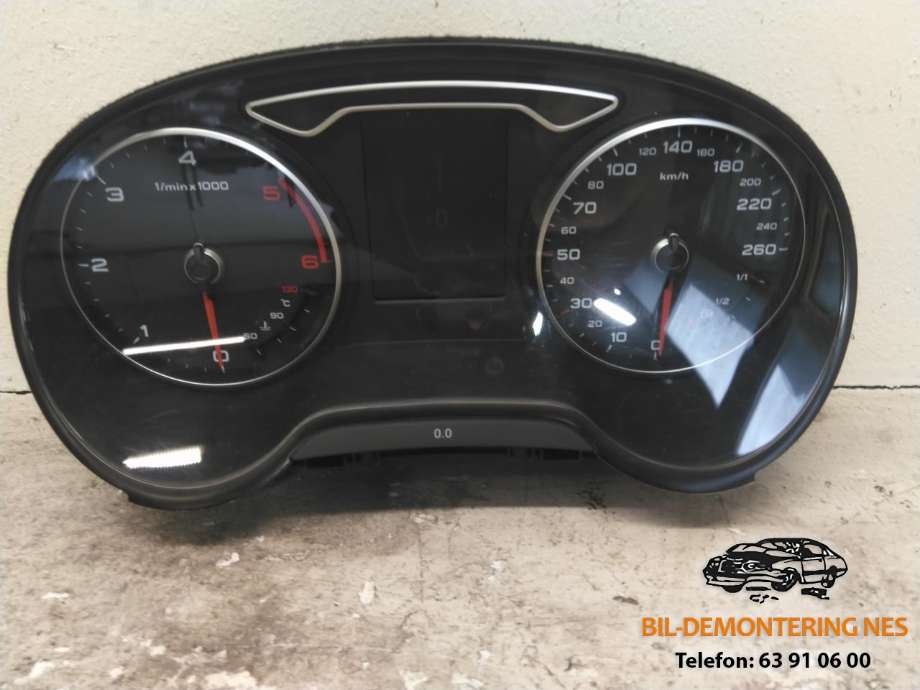 Instrumentpanel til Audi A3, 2012-2016 (Type III, Fase 1) (8V0920 870B)