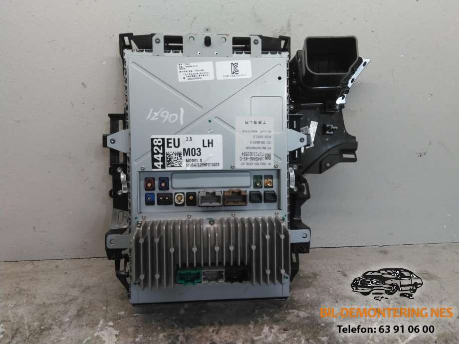 Multimedia display (MCU - Media Controller Unit) til Tesla Model S 2016-2021 (Fase 2)  (1045006-03-D|)