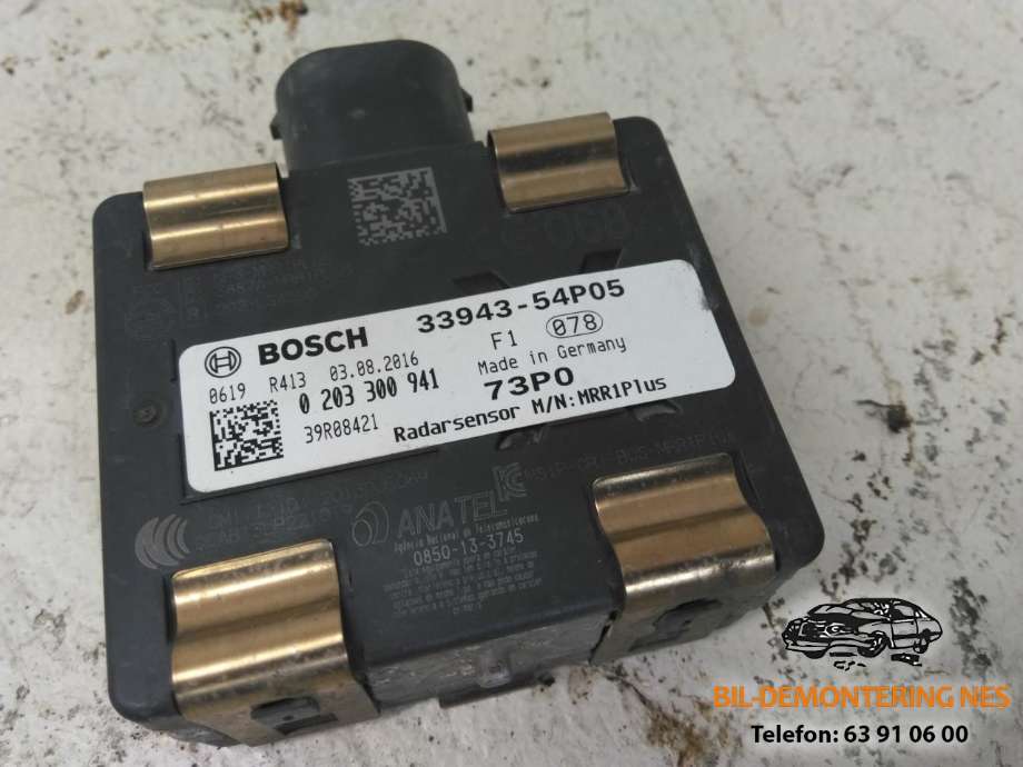 Sensor radar til Suzuki Vitara 2015-->> (Type IV)  (0203300941|33943-54P05|)