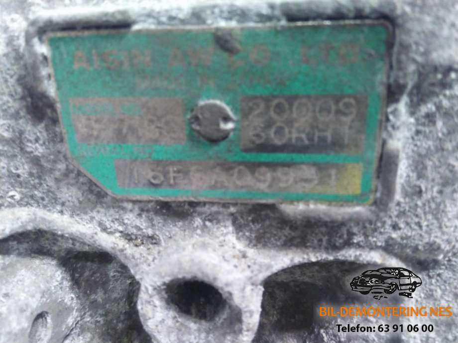 Girkasse automat til Suzuki Vitara 2015-->> (Type IV)  