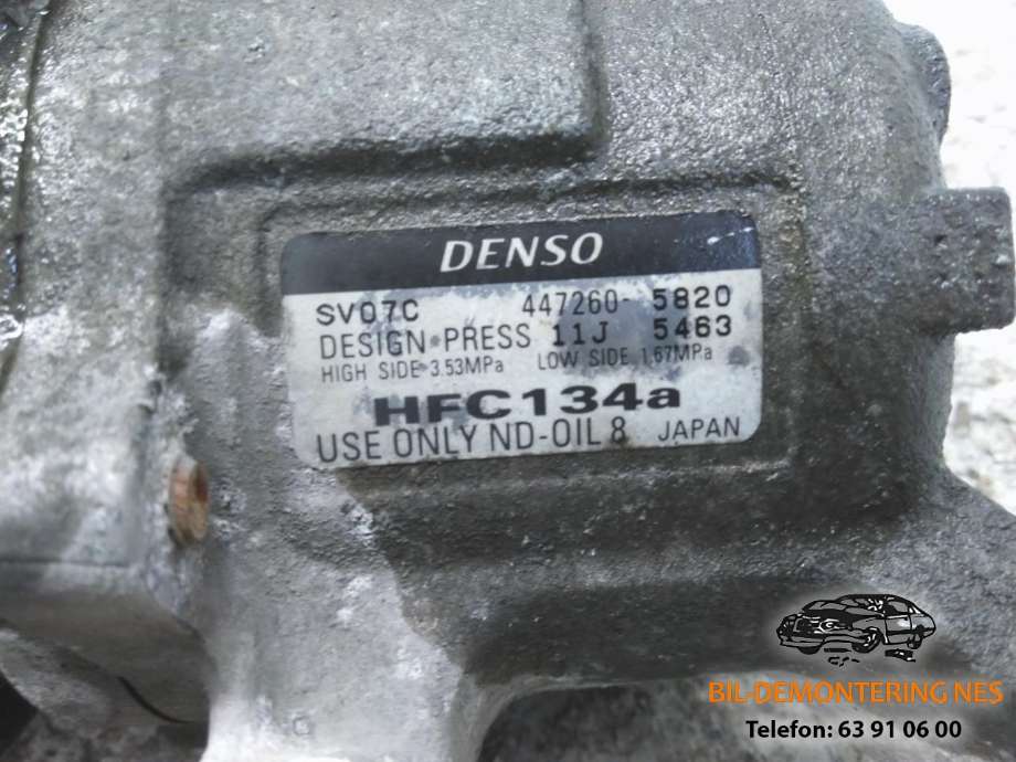 Aircondition kompressor til Subaru Justy 2008-2010 (Type IV) (447260|)