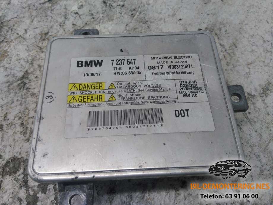 Styreenhet xenon/ballast til   0-->>  (7 237 647|)