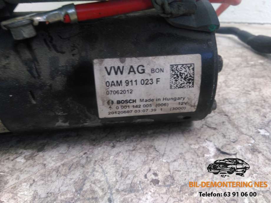 Starter til VW Passat 2011-2015 (B7) (B7) (0AM 911 023 F|)