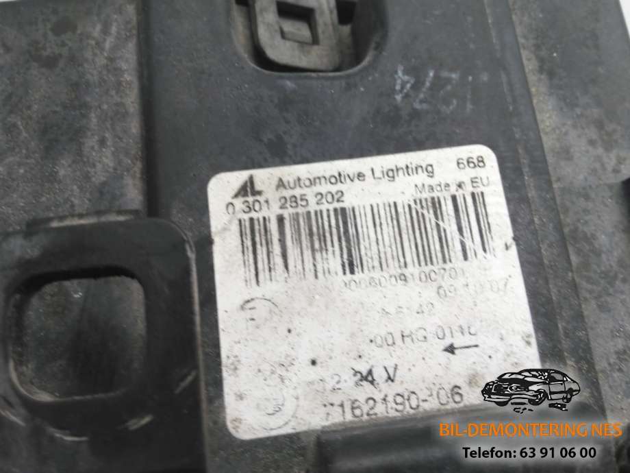 Frontlykt høyre halogen til BMW X3 2007-2010 (Fase 2) (E83) (E83) 