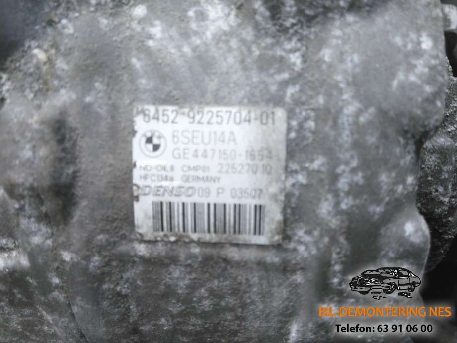 Aircondition kompressor til BMW X3 2010-2017 (F25) (F25) (6452-9225704-01|)