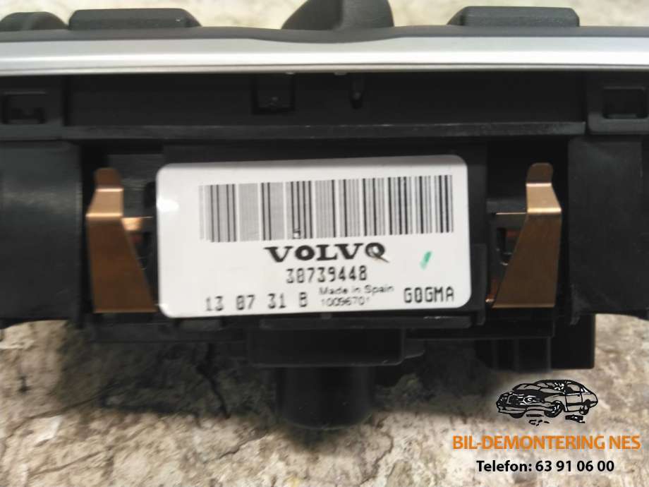 Bryter lys til Volvo V60 2010-2013 (Type I, Fase 1)  (38739448|)