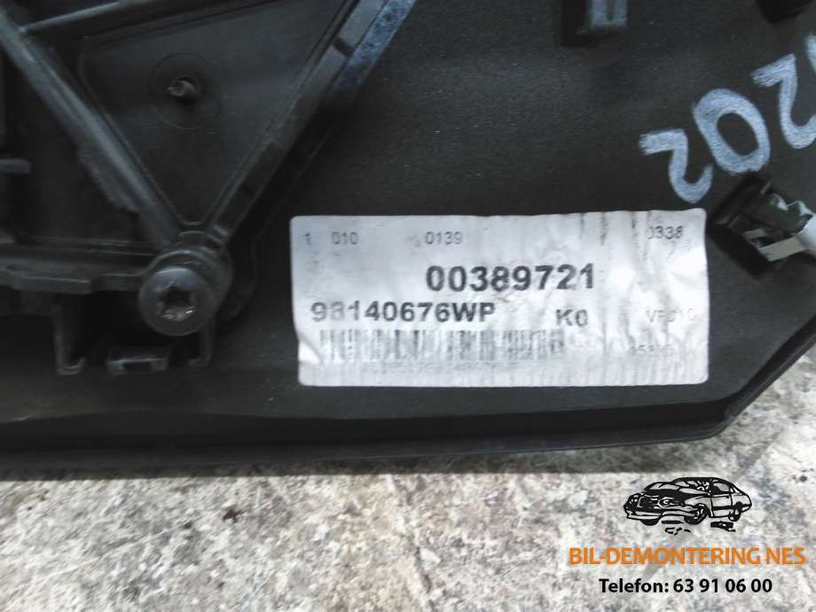 Speil venstre til Peugeot Expert 2016-->> (Type III)  (98140676WP|)