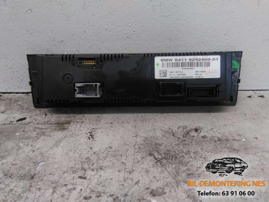 Varmeapparat betjening til BMW X1 2009-2015 (E84) (E84) (9242409-01|)