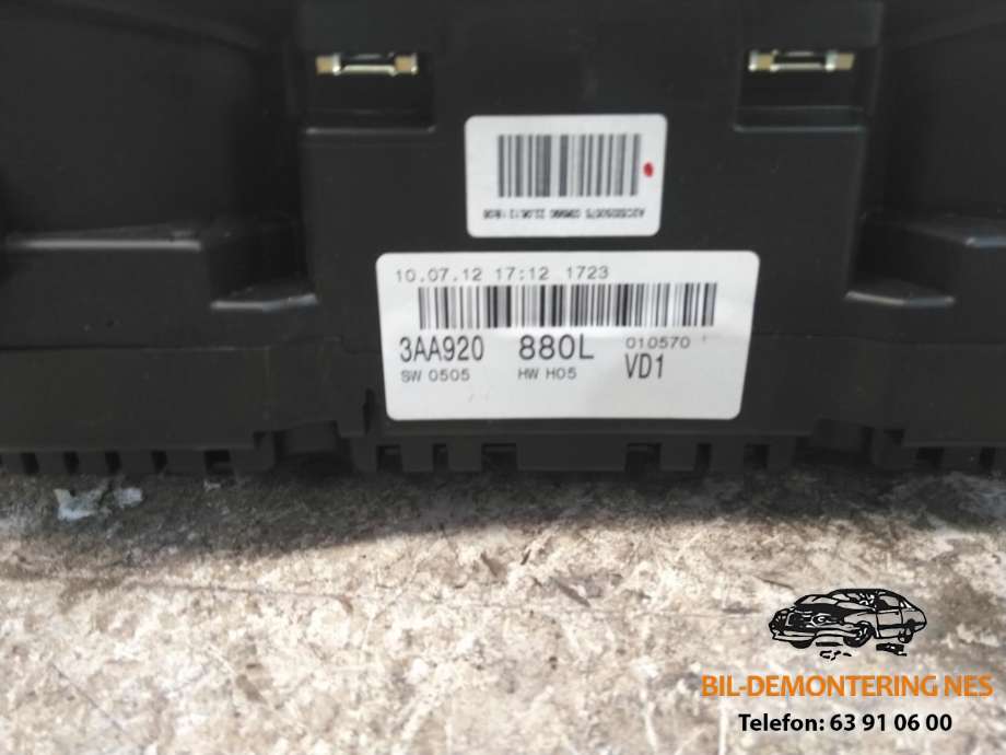 Instrumentpanel til VW Passat 2011-2015 (B7) (B7) 