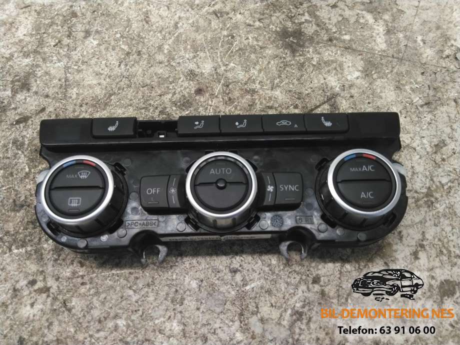 Varmeapparat betjening til VW Passat, 2011-2015 (B7) (B7) (5HB 011 257-41)