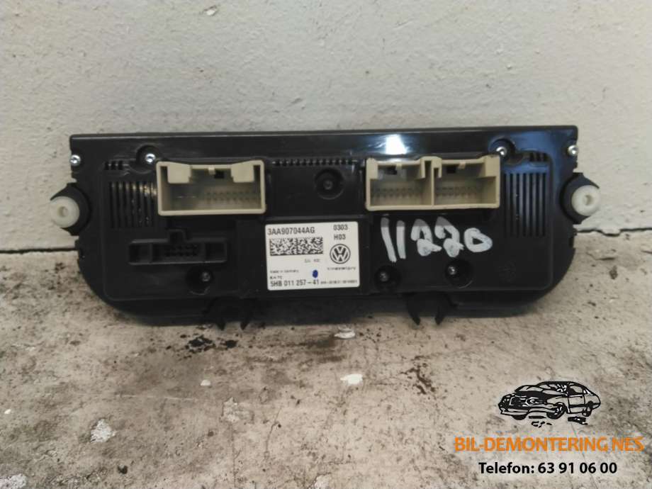 Varmeapparat betjening til VW Passat 2011-2015 (B7) (B7) (5HB 011 257-41|)