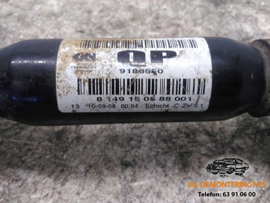 Drivaksel høyre foran, diesel/manuell til Saab 9-3 2008-2011 (Type II, Fase 2)  (8149150588001|)