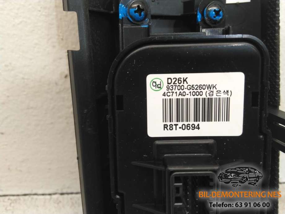 Bryter Antispinn til Kia Niro 2016-2021  (93700-G5260|)
