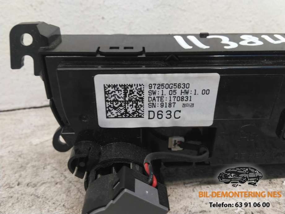 Varmeapparat betjening til Kia Niro 2016-2021 (97250G5630|)